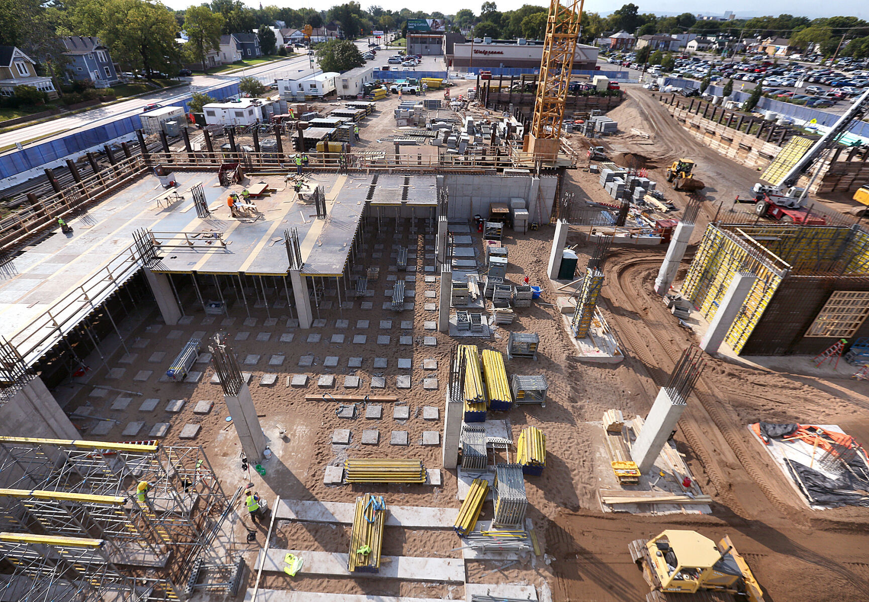 Construction of Mayo Hospital